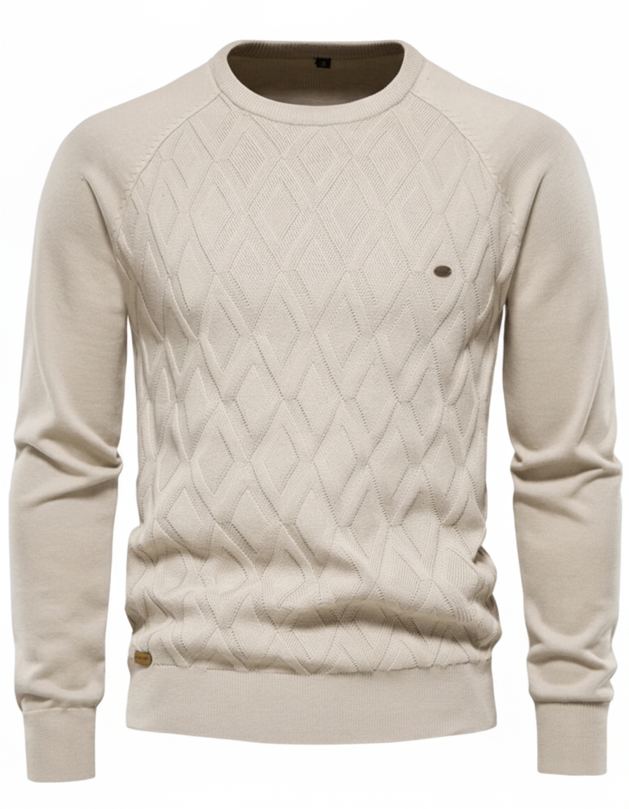 Nico - Suéter Elegante con Diseño de Rombos