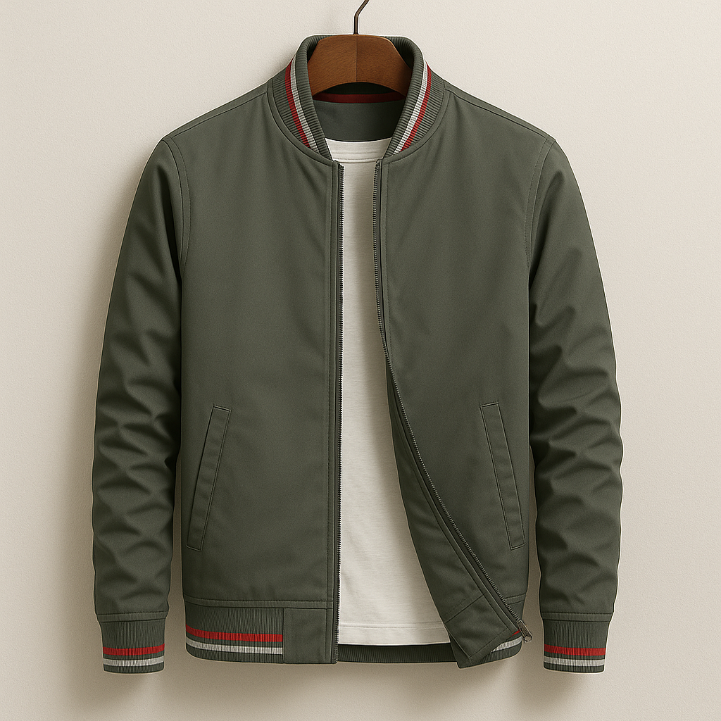 Alsten | Chaqueta Bomber Minimalista