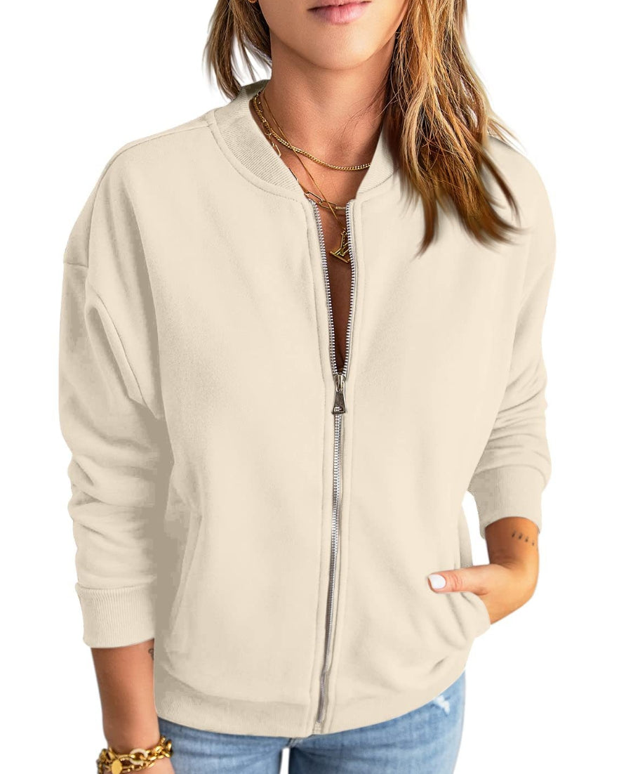 Luciana | Chaqueta Bomber de Ante