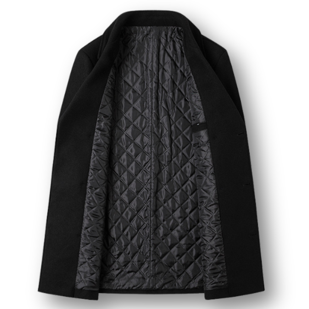 Silvan™ | Abrigo Doble Pecho Elegante en Lana Premium