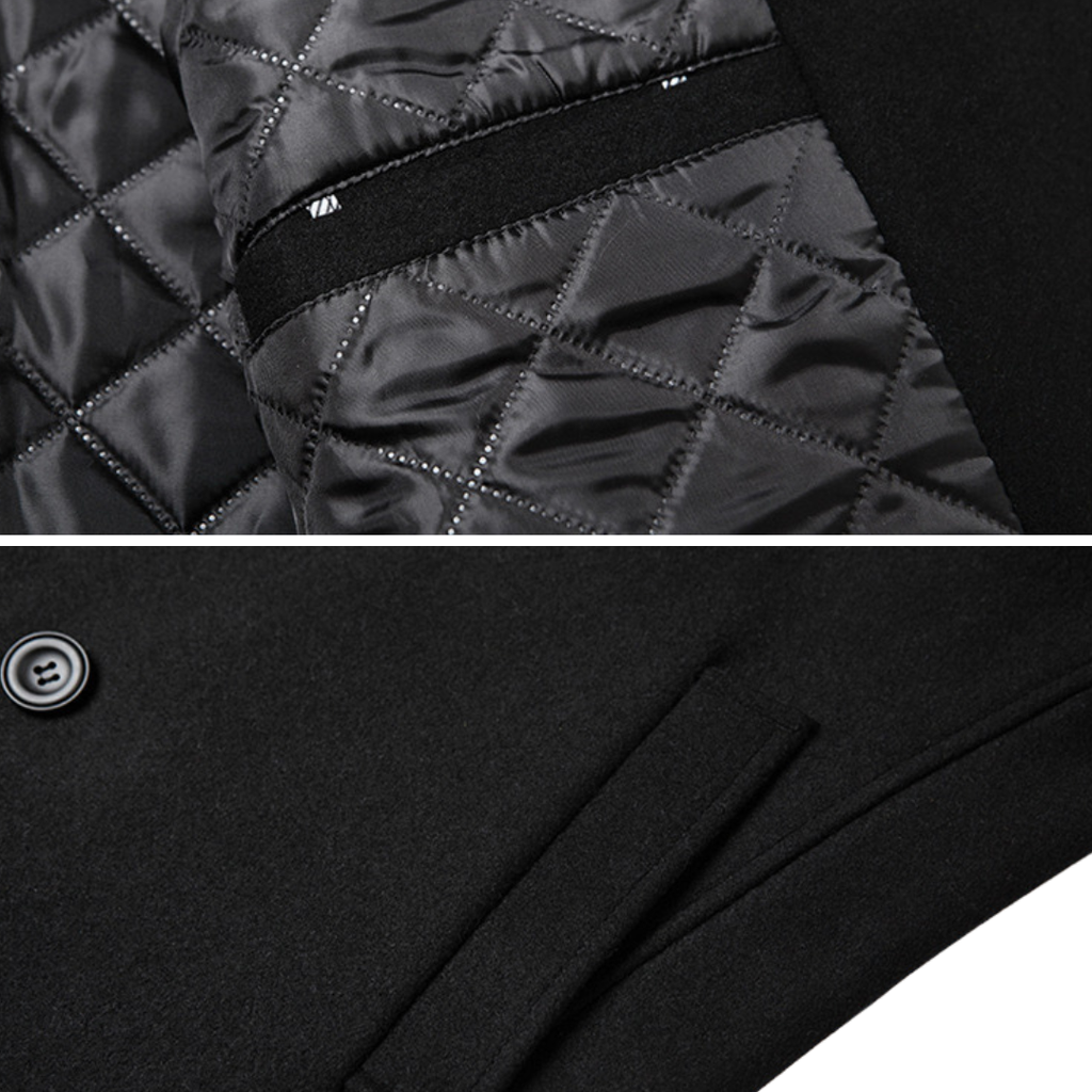 Silvan™ | Abrigo Doble Pecho Elegante en Lana Premium