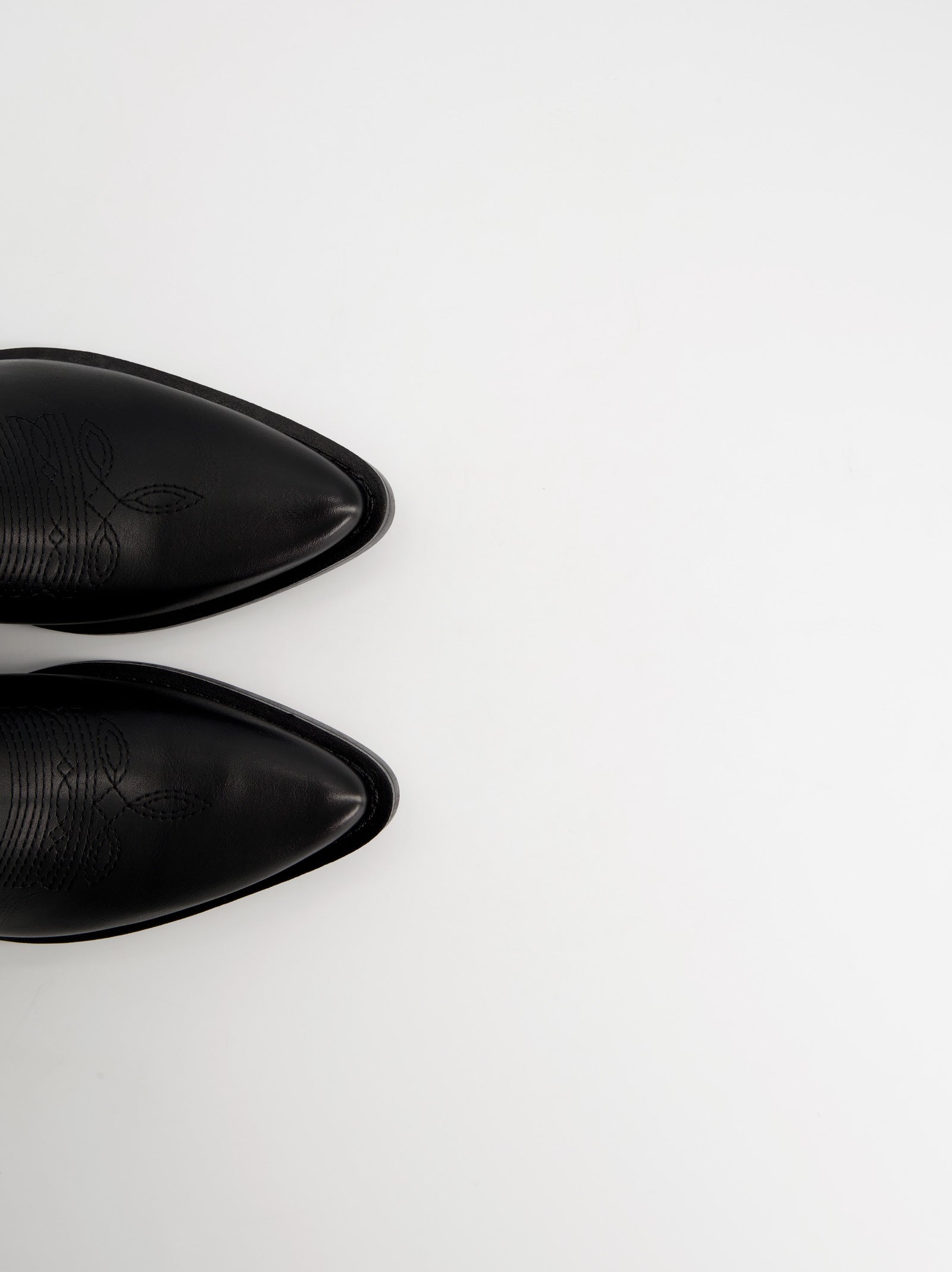 Botines cowboy efecto piel - Brooklyn