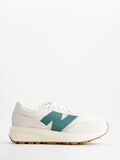 New Balance 370 - Zapatillas blancas de piel transpirables