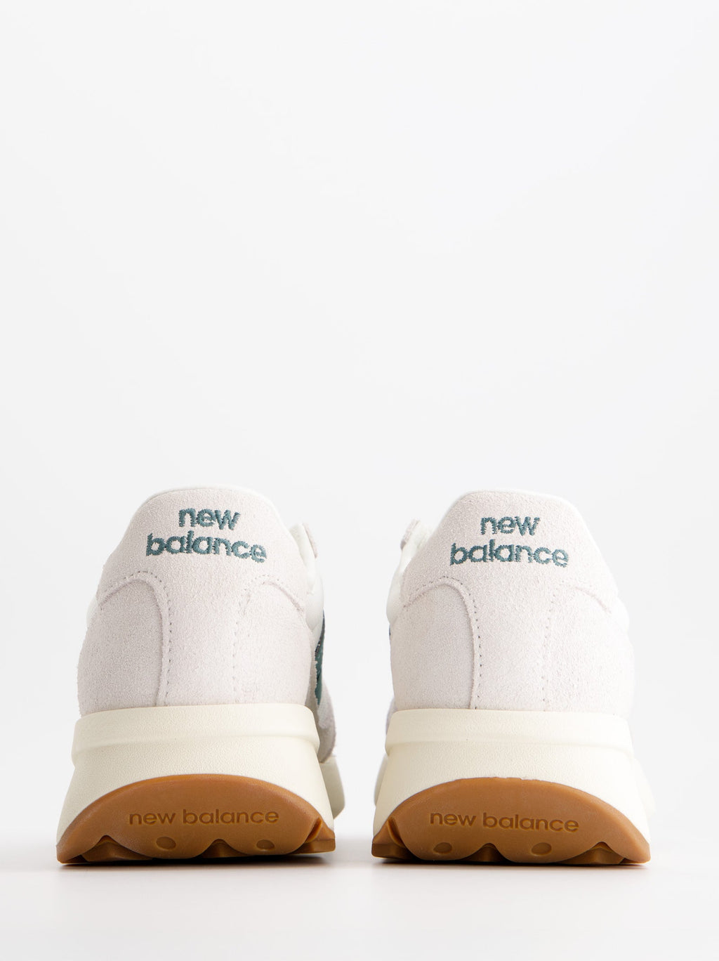 New Balance 370 - Zapatillas blancas de piel transpirables