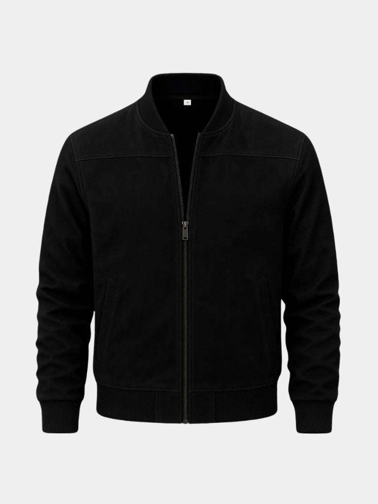 Darian™ | Chaqueta Bomber de Ante Premium