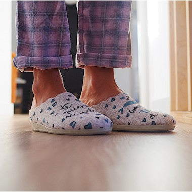 Zapatillas de Casa La Valenciana Te Quiero Mucho